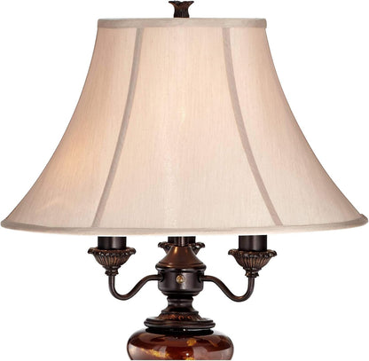 63 Inch Traditional Bronze Tortoise Font Standing Floor Lamp