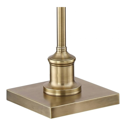 54 Inch Aged Brass Swing Arm Pharmacy Standing Floor Lamp
